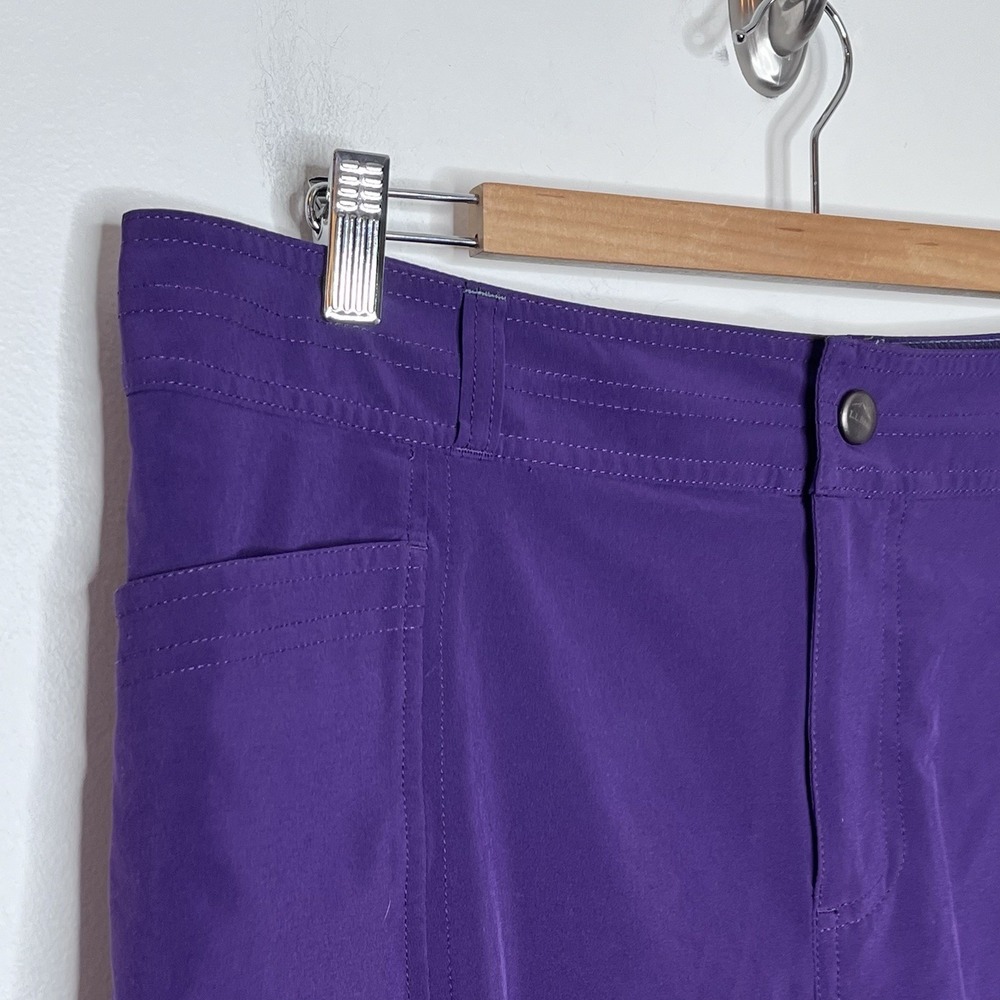 LL Bean Hiking Skort Purple Womens Size 12 Utility Outdoor Skirt Active Athletic - Picture 2 of 6